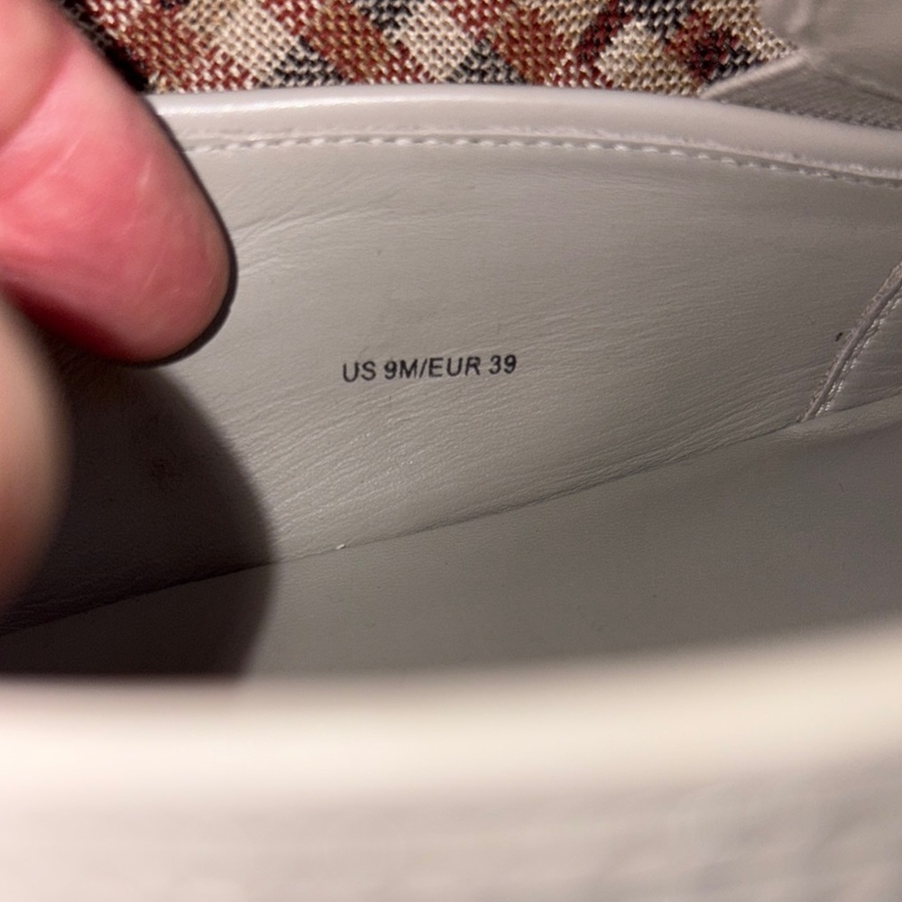 Vince Gray Blair Perforated Leather Slip-ons - Picture 5 of 8